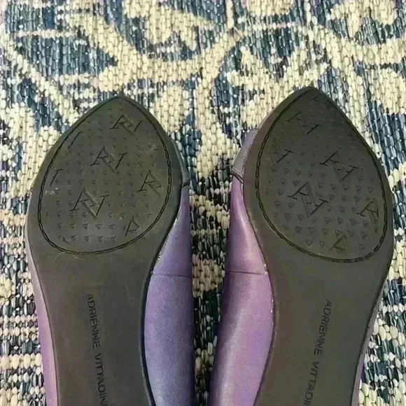 Adrienne Vittadini Blue buckle detail flat shoe Bernadine size 6 - Picture 9 of 14